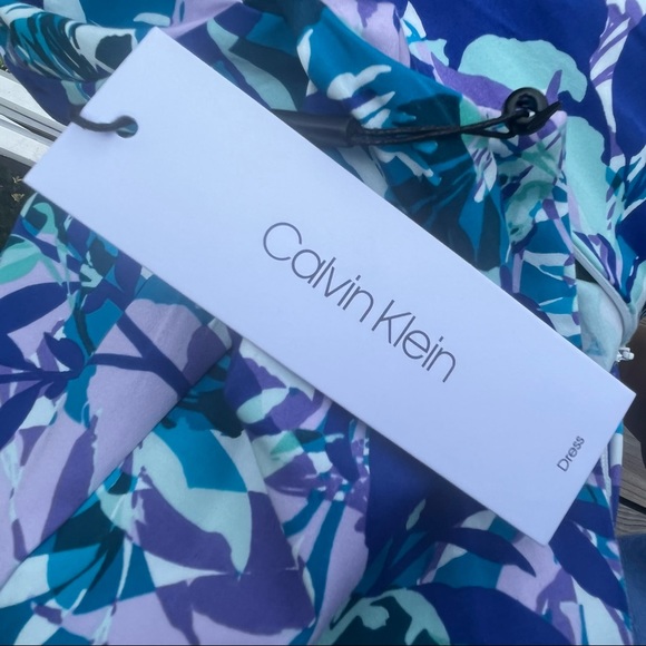 NWT! Calvin Klein floral fit and flare! - Picture 7 of 7
